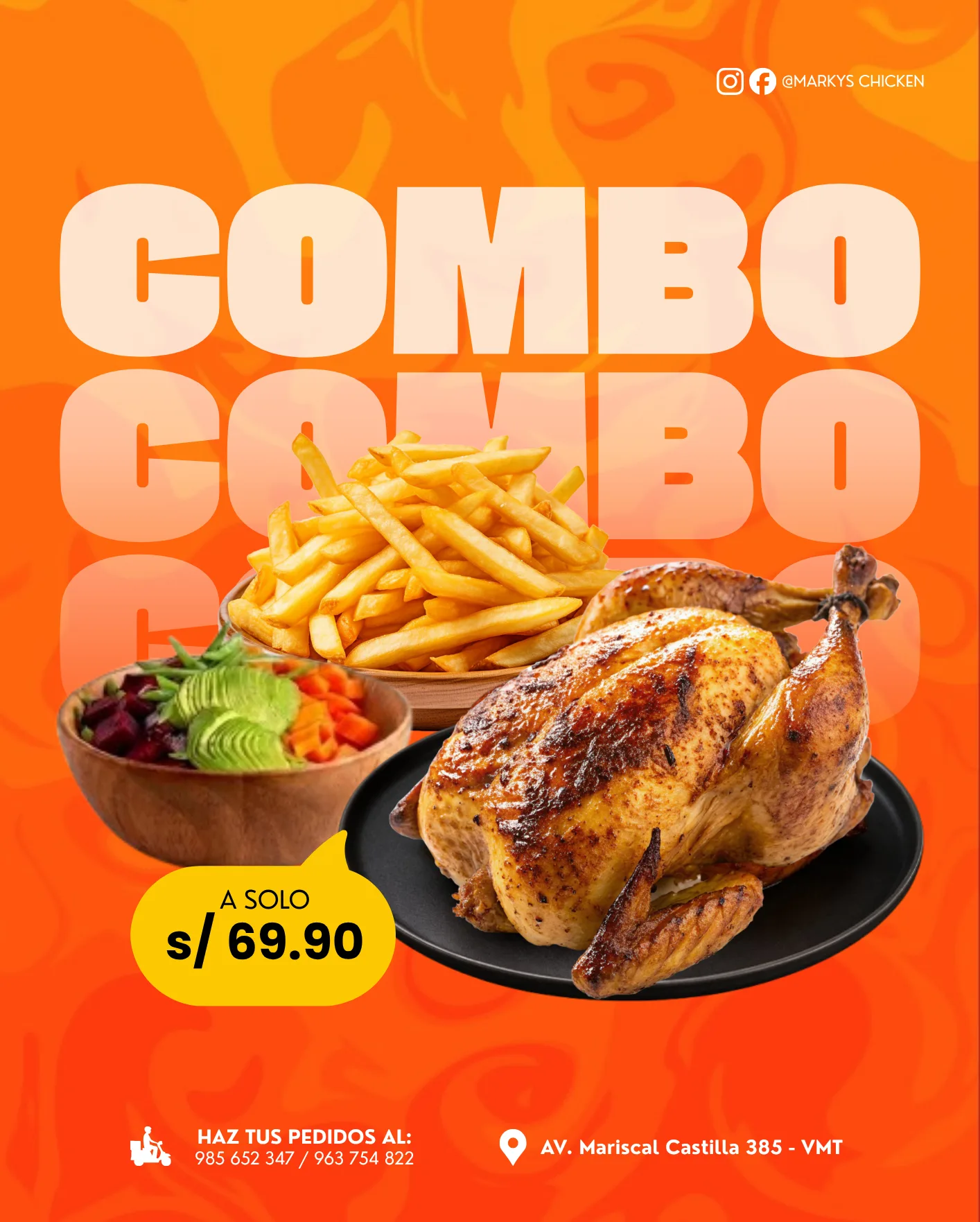 Post de venta combo gastronómico