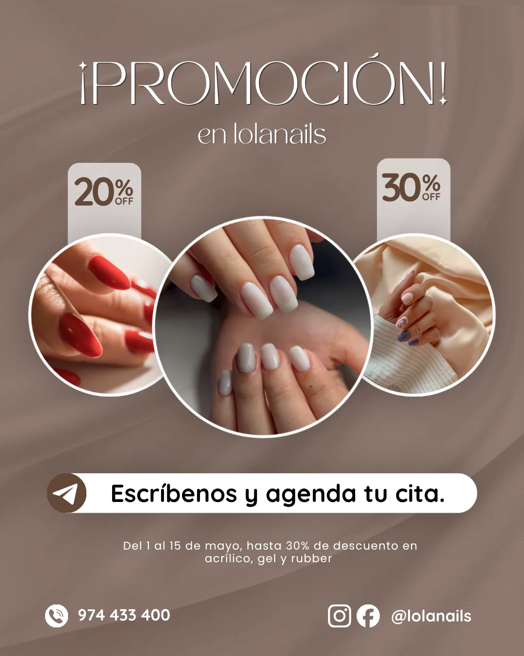Post de descuento en centro de estética